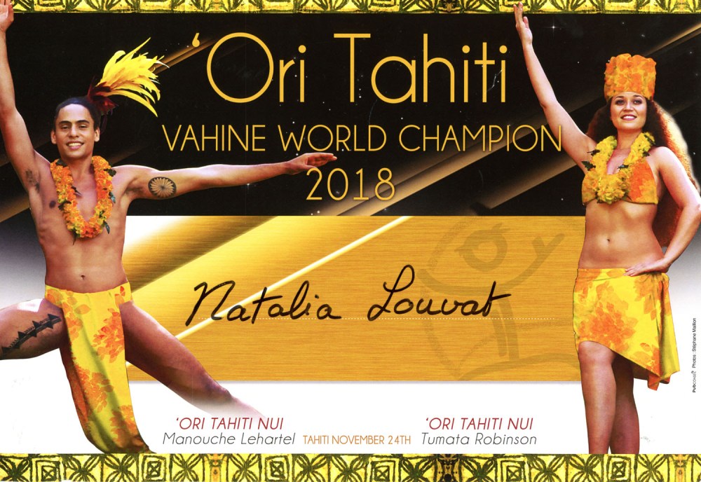 Titre de Championne du Monde 2018 web